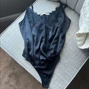 Abercrombie Black Lace Bodysuit